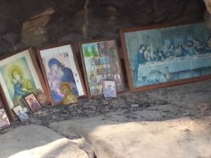 Greek Monastery in Yellow Rock