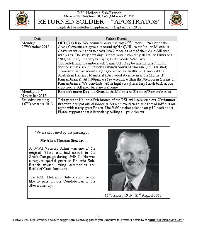 RETURNED SOLDIER RSL Hellenic Sub-Branch Newsletter Sep2013_Page_3